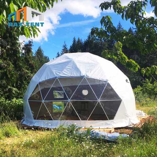 工厂直供 6米直径豪华Glamping露营圆顶帐篷，容纳3-4人的理想户外居所